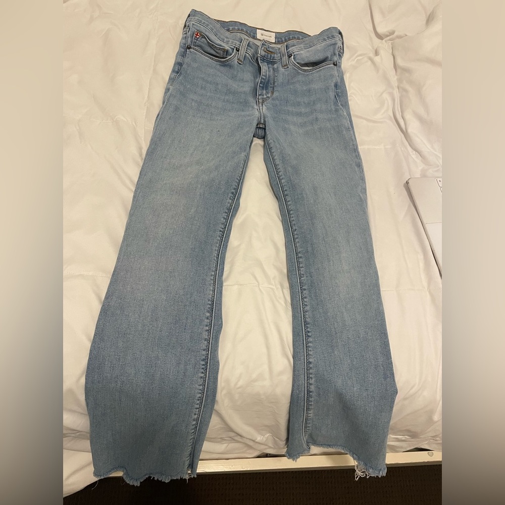 Hudson love crop scoot cut jeans